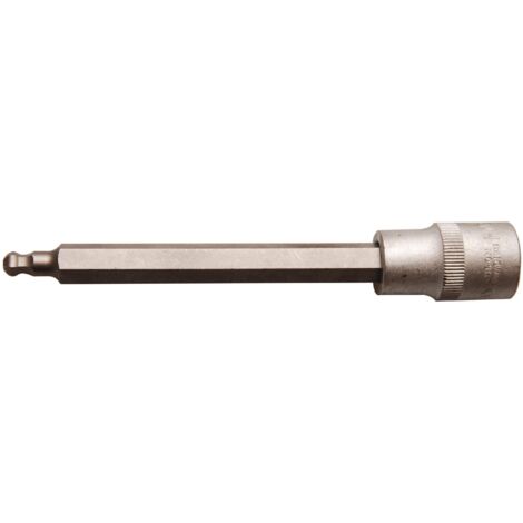 Bit-Einsatz  Länge 140 mm  Antrieb Innenvierkant 12,5 mm (1/2")  Innensechskant mit Kugelkopf 6 mm (1/2)