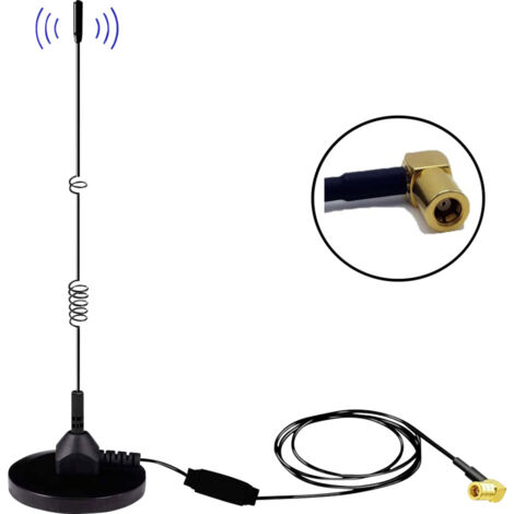 Albrecht MAG31 DAB+ Magnetfußantenne mit Verstärker Antennenkabel-Länge: 3 m