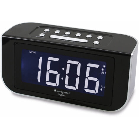 SOUNDMASTER HIGHLINE Uhrenradio FUR4005, schwarz