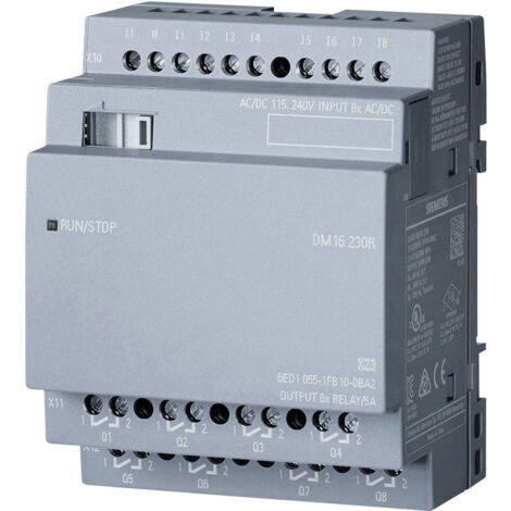 Siemens LOGO Erweiterungsmodul DM16 230R 6ED10551FB100BA2 (1/4)