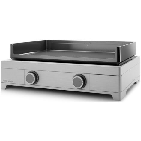 Gas plancha 7000w emaillierte gusseisenplatte 60x41cm - Forge Adour - modern g 60 i