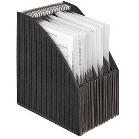 Stehsammler 6-56 x 32 x 26 cm (B x H x T) DIN A4 Werkstoff: Polypropylen Textil schwarz (1/3)