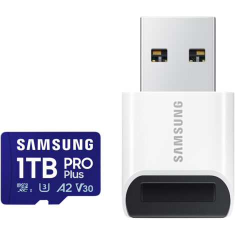 SAMSUNG MicroSDXC-Speicherkarte PRO Plus (2023) 1TB inkl. USB-Adapter (1/2)