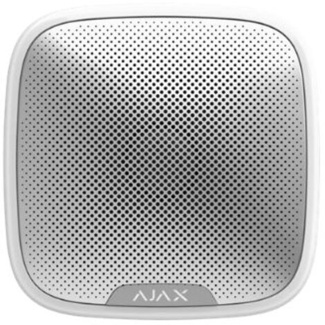 Drahtlose Außensirene AJAX StreetSiren AJSS – IP54 wasserdicht – 85-113 dB Lautstärke – Alarm mit LED-Anzeige – Für Außenbereiche (1/6)