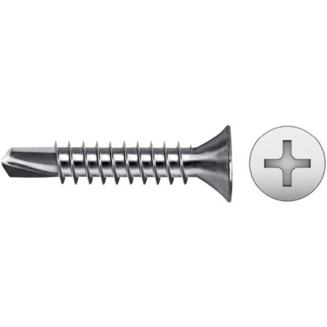 Schachtel mit 250 Einheiten PHILIPS-Senkbohrer Ø5,5 x 38 mm, verzinkt