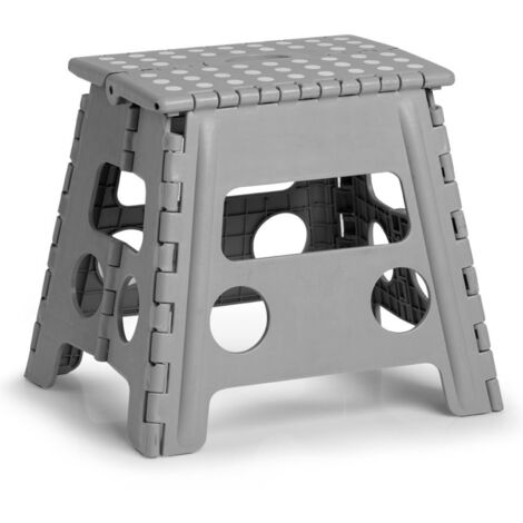 Rutschfester Klapphocker, 37 x 30 x 32 cm, dunkelgrau, ZELLER - ZELLER (1/2)