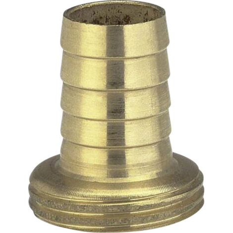 GARDENA 07148-20 Messing Schlauch-Verschraubung 33,25 mm (1") AG, 19 mm (3/4") Ø (1/2)