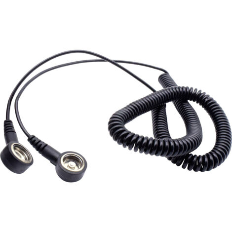 Quadrios  ESD-Erdungskabel   3.60 m Druckknopf 10 mm (1/4)