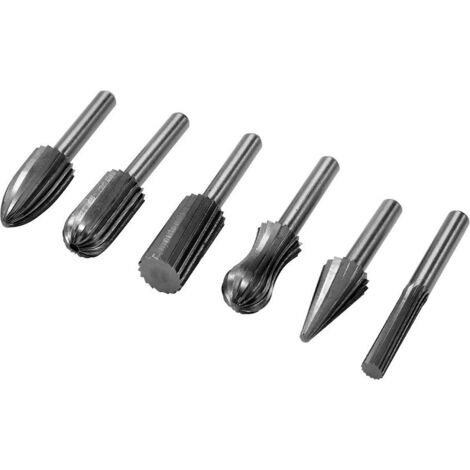 Schaftfräser für Metall, Durchmesser 6mm, 6 Stück - YT-61711