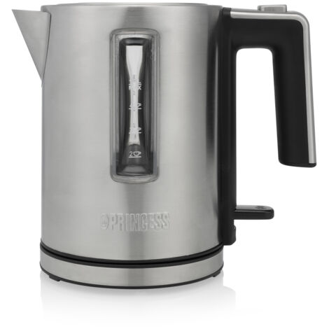 Edelstahl Wasserkocher 1 Liter blaue Beleuchtung 360° drehbar 2200Watt