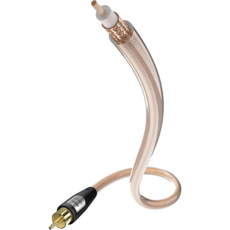 Inakustik 003083101 Audiokabel - Audiokabel (RCA, RCA, Stecker/Stecker, Gold, Klar, Kupfer)