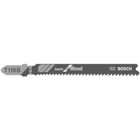 BOSCH STICHSÄGEBLÄTTER 5 Stück T119B HOLZ