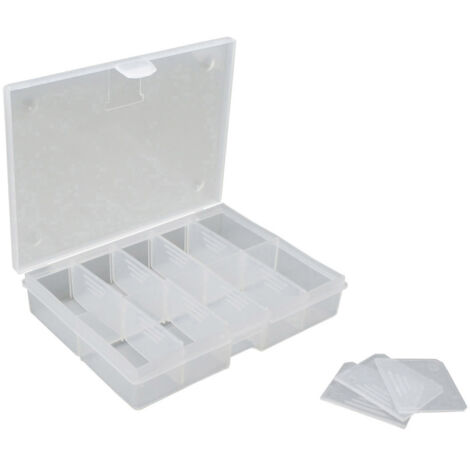 VISO  Sortimentsbox (L x B x H) 130 x 100 x 30 mm Anzahl Fächer: 10   Inhalt 1 St. (1/3)