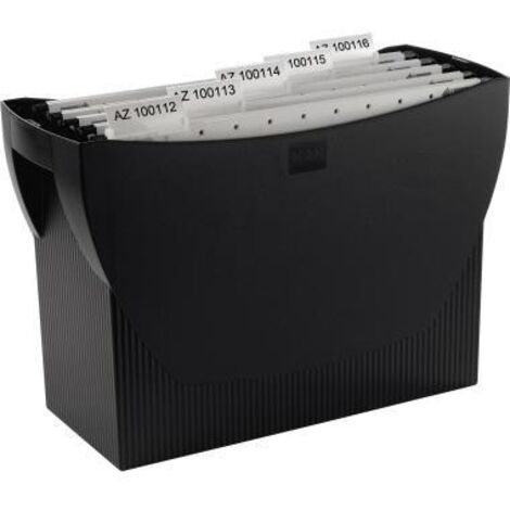 Hängemappenbox SWING DIN A4 20 Hängemappen Polystyrol schwarz (1/4)