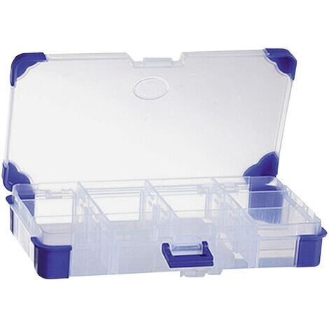 VISO  Sortimentskasten (L x B x H) 165 x 90 x 30 mm Anzahl Fächer: 12 variable Unterteilung  Inhalt (1/2)