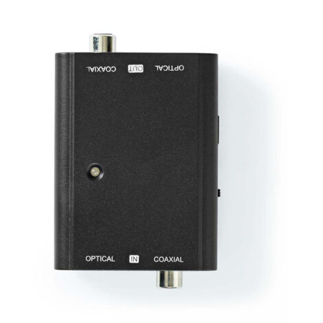 Digital audio converter two way anschluss eingang 1x spdif rca female 1x toslink female anschluss ausgang 1x spdif rca female 1x toslink female arc bedienungsanleitung schwarz (1/5)