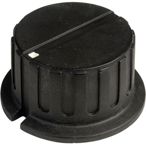 SCI PN-38A(6.4mm) PN-38A(6.4mm) Drehknopf mit Zeiger Schwarz (Ø x H) 34.8 mm x 18 mm 1 St. (1/2)