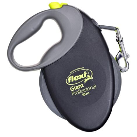 FLEXI SPECIAL GIANT L Automatik-Hundeleine, Neonband, 10m, bis 50kg