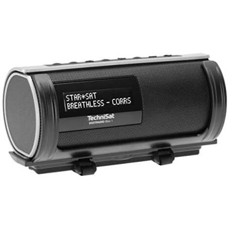 TechniSat DIGITRADIO BIKE 1 ,schwarz/silber, Bluetooth, OLED