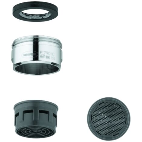 GROHE 13952000 Mousseur Strahlregler M24 x 1 verchromt für Wanne/Spültisch
