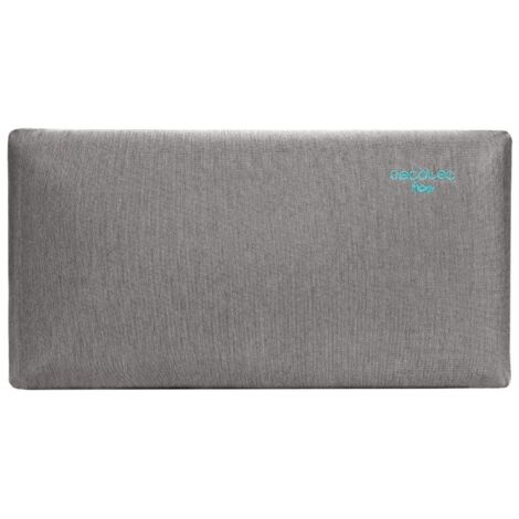 Cecotec Flow Satisfaction Pillow 70 cm. 100% Memory Foam, mittelhoher Härtegrad, maximale Anpassungsfähigkeit und Komfort, extra weicher Griff, atmungsaktiver Bezug in Metallicgrau, antimilben- und an (1/4)