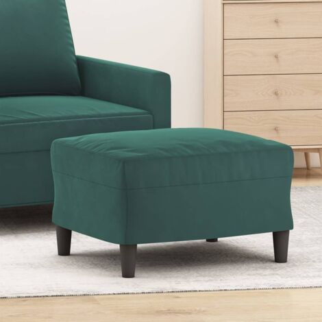 vidaXL Fußhocker Dunkelgrün 60x50x41 cm Samt