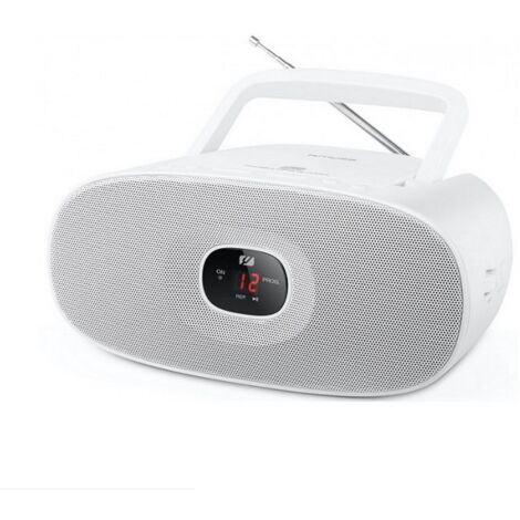 Tragbares cd-radio weiß - Muse - md202rdw