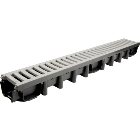 LINEARE ENTWÄSSERUNGSRINNE 100098 MIT PVC-GITTER A15 ASH - MX 01748