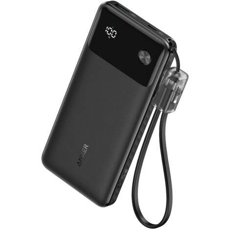 Anker Powerbank 10000mAh, 1x USB-C, 1x USB-A schwarz Powerbank