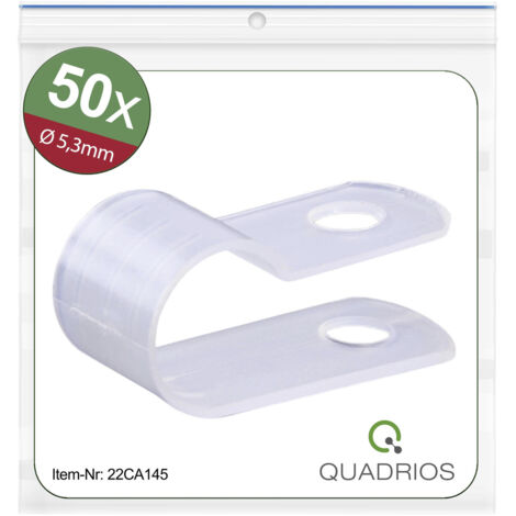 Quadrios 22CA145 Befestigungsschelle schraubbar 22CA145 Bündel-Ø-Bereich 5.3 mm (max)   Natural 1 Se (1/3)