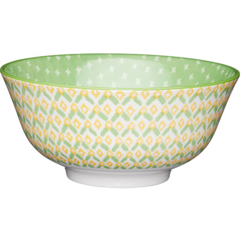 Bowl "Geometric Green