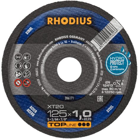RHODIUS XT20, 50 Stück, 115 x 1,5 mm, Trennscheibe