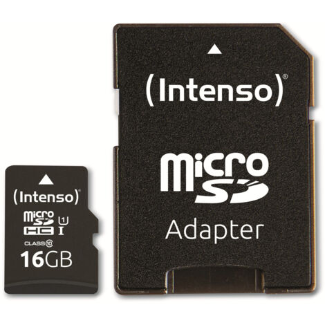 INTENSO MicroSD-Card Performance Line, 3424470, 16 GB