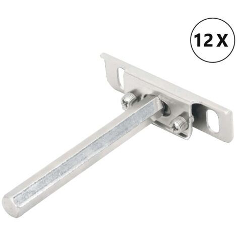 vidaXL Regalträger Schwebend 12 Stk. Unsichtbar Ø12x100 mm