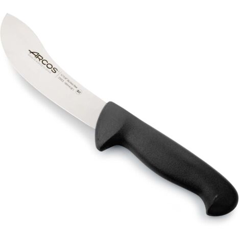 Enthäutungsmesser  Arcos Farbe - Prof  295325  Edelstahl Nitrum und mango ergonomische schwarze Polypropylenklinge und 16 cm Klinge, Vitrine