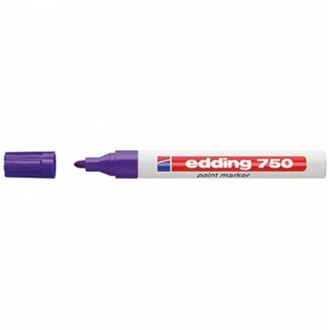 edding Lackmarker 750 4-750-9-008 2-4mm Rundspitze permanent violett