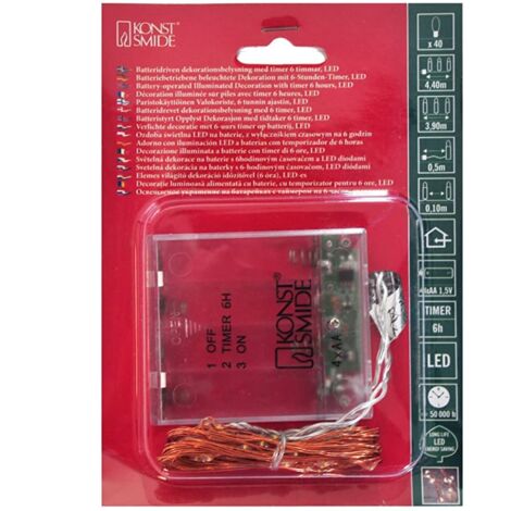 Konstsmide Micro Lichterkette 40 LED, bernstein Lichterketten (1/3)