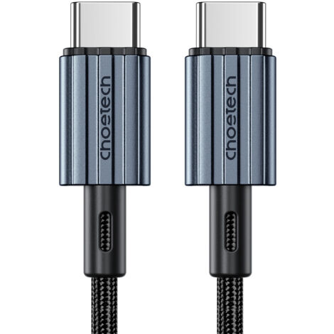 XCC-1014 geflochtenes USB-C - USB-C PD 60W Kabel - grau