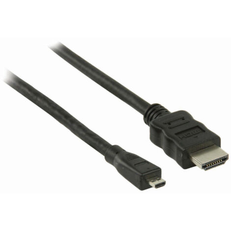 High speed hdmi kabel mit ethernet hdmi stecker hdmi micro stecker 4k30hz 102 gbps 200 m rund pvc schwarz box (1/4)