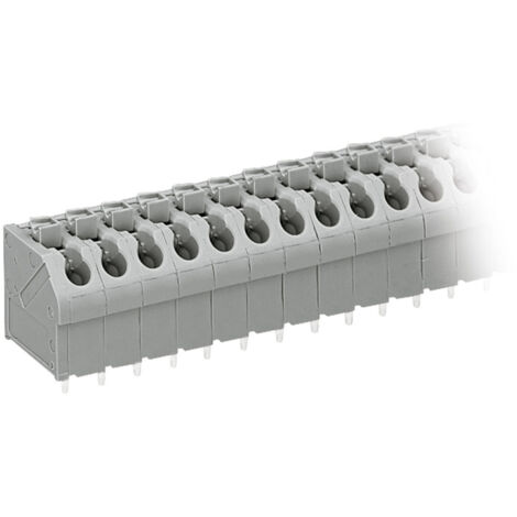WAGO 250-503 Federkraftklemmblock 1.00 mm² Polzahl 3 Grau 1 St. (1/2)