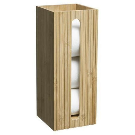 WC-Ersatzrollenhalter aus Bambus