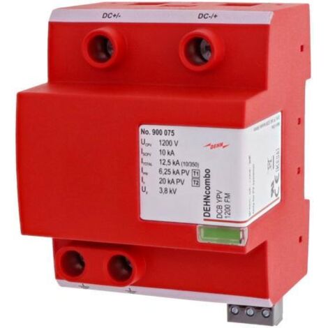 PV Überspannungsableiter 1200V DC Typ1+2 + FM-Kontakt DCB YPV 1200 FM