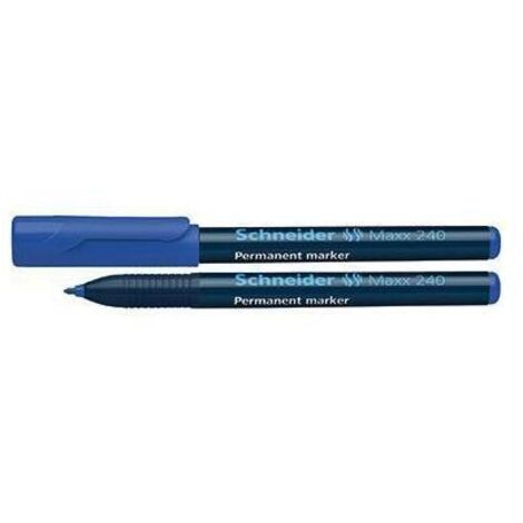 Schneider Permanentmarker Maxx 240 124003 1-2mm Rundspitze blau (1/4)
