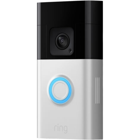 ring B09WZBVWL9 IP-Video-Türsprechanlage Video Doorbell Plus    Nickel (matt), Schwarz