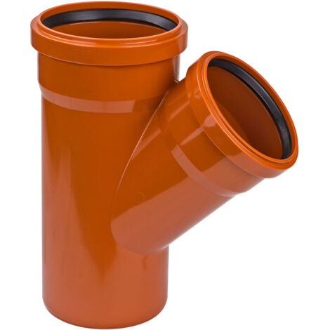 KG Abzweig DN200/160/45° KGEA Einfachabzweig Kanalrohr Abwasserrohr