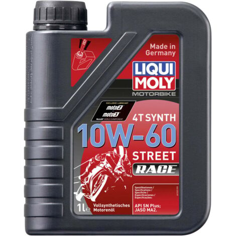 Liqui Moly 4-Takt Motoröl 4T Synth 10W-60 Street Race 1 L Motoröl