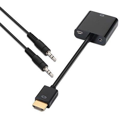 HDMI-zu-VGA-Konverter mit 3,5-Audiobuchse (1/3)