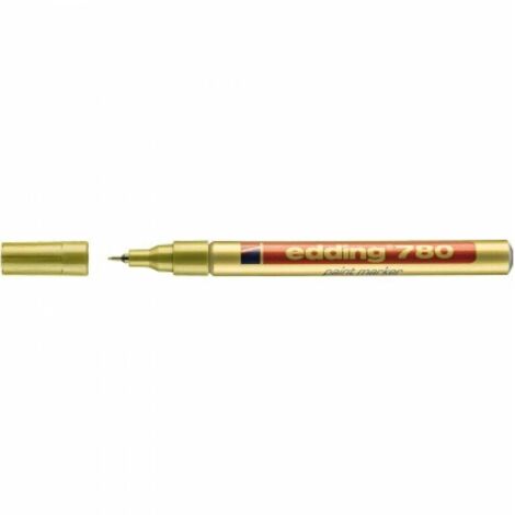 edding Lackmarker 780 4-780053 0,8mm Rundspitze permanent gold (1/5)