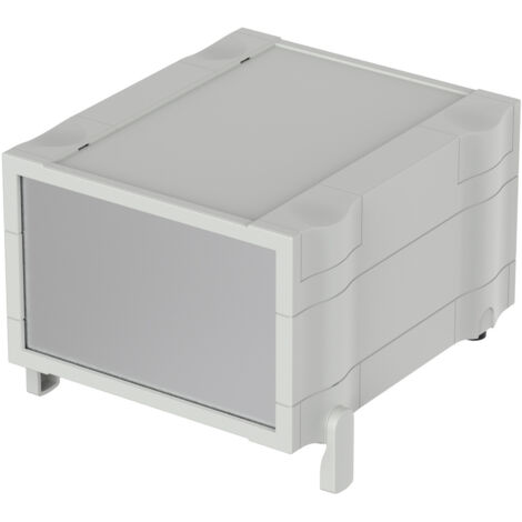 Bopla BOTEGO BO 32018 Tisch-Gehäuse (L x B x H) 196.9 x 174 x 110.92 mm ABS Lichtgrau (RAL 7035) 1 S (1/2)