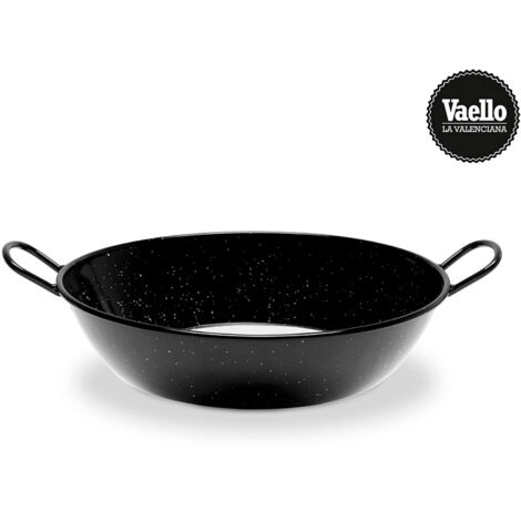 Emaillierte Frittierpfanne mit Griffen für Induktion, Glaskeramik, ø28 cm, Vaello
